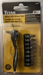 Titan 3-1/2-INCH Offset Micro Ratcheting Bit Driver 11205 Sealed. Fixed Price $10.00.