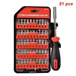 Toolman Screwdriver Bit Set Universal Fit 51 Pcs Compact Hand Magnetic Work. Fixed Price $75.00.