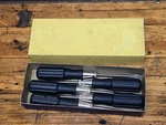 Vintage Box Of Stanley Yankee 2590 4" Flat Head Screwdrivers Nos. Fixed Price $199.99.