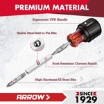 Arrow 5-IN-1 Stubby Screwdriver Premium S2 Steel With Phillips Hex Socket Usa. Fixed Price $16.99.