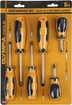 Olympia Tools 6 Pc Screwdriver Set, 87-141. Fixed Price $15.99.