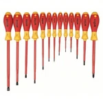 Wiha 32094 Insulated Screwdriver Set, 13PC, Phillips/slotted Tip. Fixed Price $109.00.