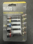 Klein Tools 32925S Magnetic Power Nut Setters 2-INCH Shaft 5-PIECE New. Fixed Price $17.99.