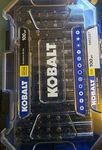 Kobalt 100PC Screwdriver Bit Set - New # 1483287. Fixed Price $25.00.