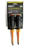 Klein Tools 33732INS Screwdriver Set, Slim-tip Insulated. Fixed Price $29.99.
