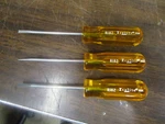 3 New Xcelite R182 Round Blade Flat Screwdriver 1/8" 1/2" Usa. Fixed Price $10.00.