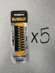 Lot Of 5 Dewalt Impact Ready DWA1SQ2IR10 No. Bit Tips Pack. Fixed Price $18.89.