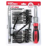 Hyper Tough 67-PIECE Ratcheting Screwdriver Set With Magnetic Retriever. Fixed Price $12.95.