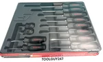 Snap On Tools SGDX120B Dt 12PC Dark Titanium Soft Grip Combo Screwdriver Set New. Fixed Price $429.95.