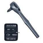 22 Pcs 1/4" Mini Ratchet Set, Right Angle Screwdriver Low Profile With 20 Bit.... Fixed Price $25.96.