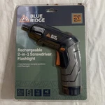 BR2004U Blue Ridge Rechargeable 2-IN-1 Screwdriver Flashlight. Fixed Price $16.25.