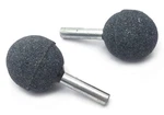 Zlyy Blue 1/4" Shank 1" Dia Abrasive Mounted Stone Grinding Wheel Head, Ball .... Fixed Price $16.91.