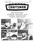Craftsman 665.256560 Parts List And Manual Instructions. Fixed Price $20.24.