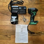 Nob-metabo Hpt WH18DC 18V Triple Hammer Bolt Impact Driver & Battery Charger. Fixed Price $180.00.