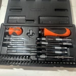 Matco Tools 45 Pc Master Ratcheting Screwdriver Kit. Fixed Price $120.00.