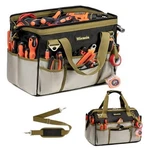 16.5-INCH Heavy Duty Tool Bags For Men, 32-POCKET Large Organizer. Fixed Price $73.70.