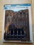 Quinn Precision Screwdriver Set, 12-PIECE, With Canvas Case New!. Fixed Price $29.99.