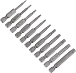 Uxcell 12PCS T5-T40 Torx Security Screwdriver Bit Set S2 Steel Magnetic Tamper. Fixed Price $15.28.