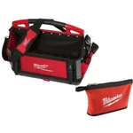 Milwaukee Caddy/tote 20 In Packout Tool Bag Tear-resistant Shoulder Strap Red. Fixed Price $125.55.