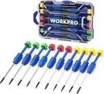 Workpro 10 Pcs Precision Screwdriver Set With Case Non-slip Grip Magnetic. Fixed Price $19.99.