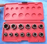 Craftsman 13 Piece Bolt-out Damaged Bolt/nut Remover Set W/ Case Complete Usa. Fixed Price $84.99.
