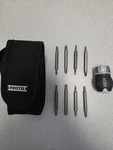New Proto Ratcheting Stubby Screwdriver Set J9325 C/w Canvas Belt Pouch. Fixed Price $49.49.