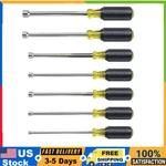 Klein Tools 647 7-PIECE Nut Driver Set Usa Made Cushion Grip 6" Chrome Shafts. Fixed Price $55.50.