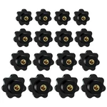 Aifeier Et 16 Pcs Knurled Thread Clamping Knob, Plum 7 M4, M6, M8, M10, Black. Fixed Price $20.44.