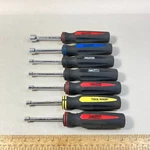Tool Shop Nut Driver Set 7 Pc Sae Soft Grip Handle. Fixed Price $12.00.
