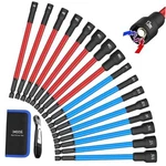 16 Pcs Long Magnetic Nut Driver Set, 6" Metric & Sae Bit For. Fixed Price $43.29.