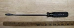 Vntg Blackhawk ST1010 Plastic Handle SCREWDRIVER,14-11/16",W/3/8" Std Tip. Fixed Price $17.99.