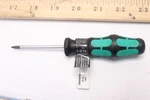 Wera Kraftform Plus 367 Torx Screwdriver Tx 60MM 05028003001. Fixed Price $6.57.