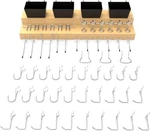 Pegboard Hooks Assortment 49PC, Accessories With Bins, Gara.... Fixed Price $18.75.