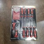 Sheffield 18 Piece Screwdriver Set , Magnetic Tips Chrome. Fixed Price $15.00.