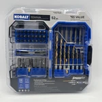 Kobalt Screwdriver Bit Set 52 -piece DTC-47453. Fixed Price $24.80.