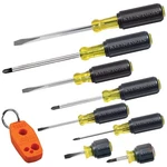 Klein Tools 85148 Screwdriver Set, 9-PIECE W/ Magnetizer, Flathead, Phillips. Fixed Price $106.87.