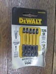 Dewalt 2-1/4" Impact DWAF2TX25IR5 Flex Torq T25 Screwdriver Power Bit Pc.. Fixed Price $8.00.