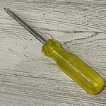 Pratt-read Made In Usa 3/16" X 3" Phillips Head Screwdriver #1 Yellow Handle. Fixed Price $7.79.