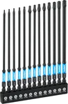 Toolant 6" Impact Long Torx Bit Set 13PCS (TT7-TT40), 1/4 Hex-shank S2 Steel Sec. Fixed Price $25.53.