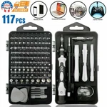 117PC Tool Repair Kit Precision Screwdriver Set For Iphone Samsung Motorola Lg. Fixed Price $25.99.
