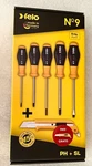 Felo 6 Piece Slotted & Phillips Screwdriver Set W/ Olfa Cutter - Germany. Fixed Price $48.88.