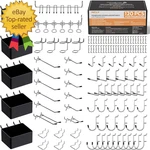 120PCS Accessories Organizer Kit Hooks Assortment With Bins. Fixed Price $20.77.