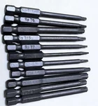 Security Torx Set T6 T40 S2 Steel Extra Long 1/4" Hex Shank. Fixed Price $12.30.