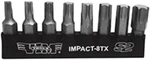 Vim IMPACT-8TX Piece Torx Quality S2 Bit Set. Fixed Price $22.99.