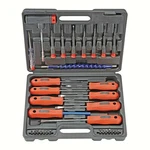 32 Pc Screwdriver Set W/plastic Case Soft Grip Handles Heavy Duty Carbon Steel. Fixed Price $16.91.