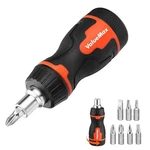 8-IN-1 Stubby Ratcheting Screwdriver, Multi-bit Quick-load. Fixed Price $20.23.