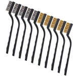 10 Pieces Small Wire Brush Scratch (stainless Steel + Brass), Curved.... Fixed Price $11.75.