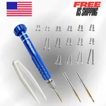 Eyeglass Repairing Kit Steel Screwdriver With 15 Types Of Screws Tool Set. Fixed Price $7.34.