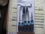 New Nib Anvil Screwdriver Set With 6 In 1 Tool 9 Piece. Fixed Price $17.97.