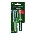 Masterforce Slotted & Phillips Pocket Screwdriver Set. Fixed Price $10.99.